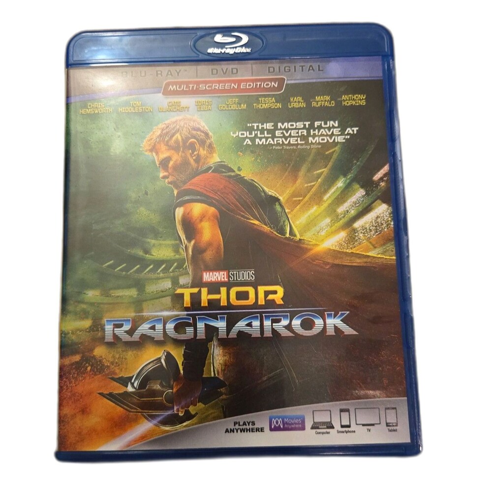 Thor: Ragnarok Blu-ray + DVD (No Digital Code) – Marvel Studios MCU
